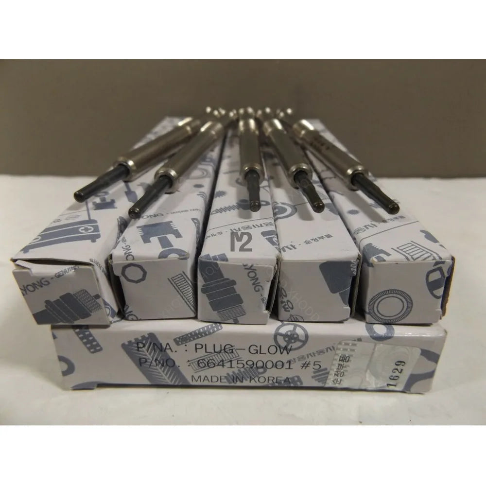 GLOW PLUGS for SSANGYONG ACTYON SPORTS UTE 100 SERIES 4CYL 2.0 L TD 6641590001 6651590201