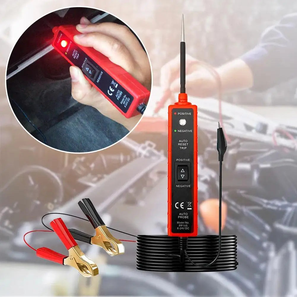 Car Electric Circuit Tester Car Digital Electric Voltage Probe Test Power Auto Tester Testing Pen Tool Automotive O1I6
