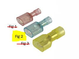 Narva 56112 Blade Terminals - Male 4mm - Pack of 50