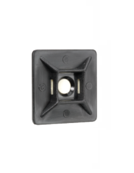 56448 Narva Black Cable Tie Mounts U.V. Weather Resistant - 28 x 28mm
