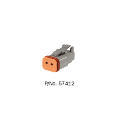 57412 Narva Deutsch Connectors - Male - 10 Pack