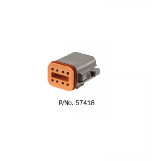 57418 Narva Deutsch Connectors - Male - 10 Pack