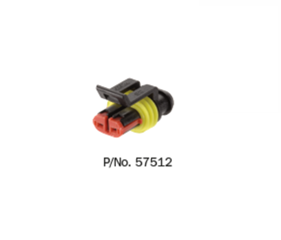 57522BL Narva AMP Super Seal Connectors - Pair