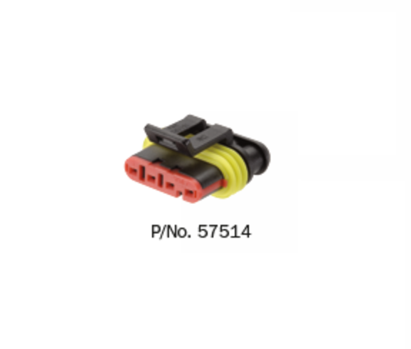 57524BL Narva AMP Super Seal Connectors - Pair