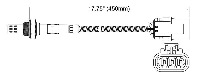 New oxygen oxy o2 sensor for nissan skyline r33 rb25 det series 1 & series 2