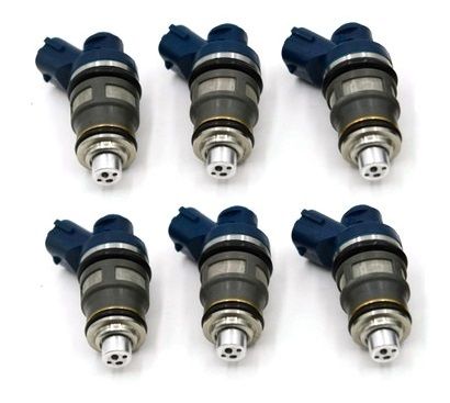 6 800cc FUEL INJECTORS for TOYOTA SUPRA JZA70 1JZGTE 1JZ SIDE FEED low imp DENSO