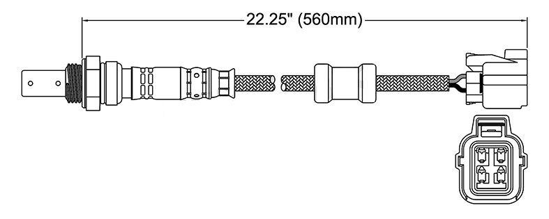 O2 sensor for subaru forester 2002 ~ 2005 pre-cat (sensor 1)
