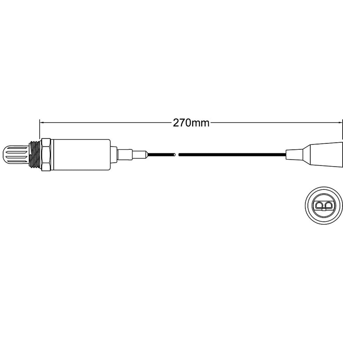 Oxygen sensor o2 for Nissan Patrol Gq Tb42e 1992-1997 Ego-132