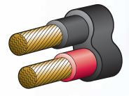 2 B&S Twin Core Sheath Battery Cable 32mm 225 Amp - 10 Metre Cut