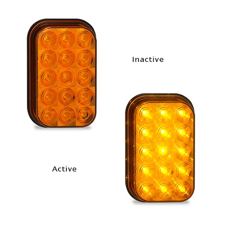 LED Autolamps 5940AM 12-24 Volt Rear Indicator Single Function Lamp