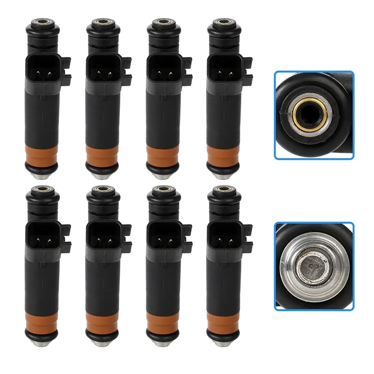 8 Pcs Fuel Injectors for Ford Escape Mustang Mercury Mariner 2005 2006 2007