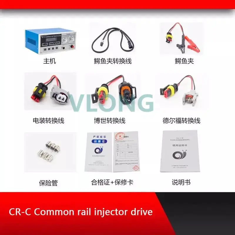 CRC CR-C Diesel Common Rail Injector Tester Simualtor Injector Diagnosis Tool Diesel Injector Driver for Bosch Denso Delphi