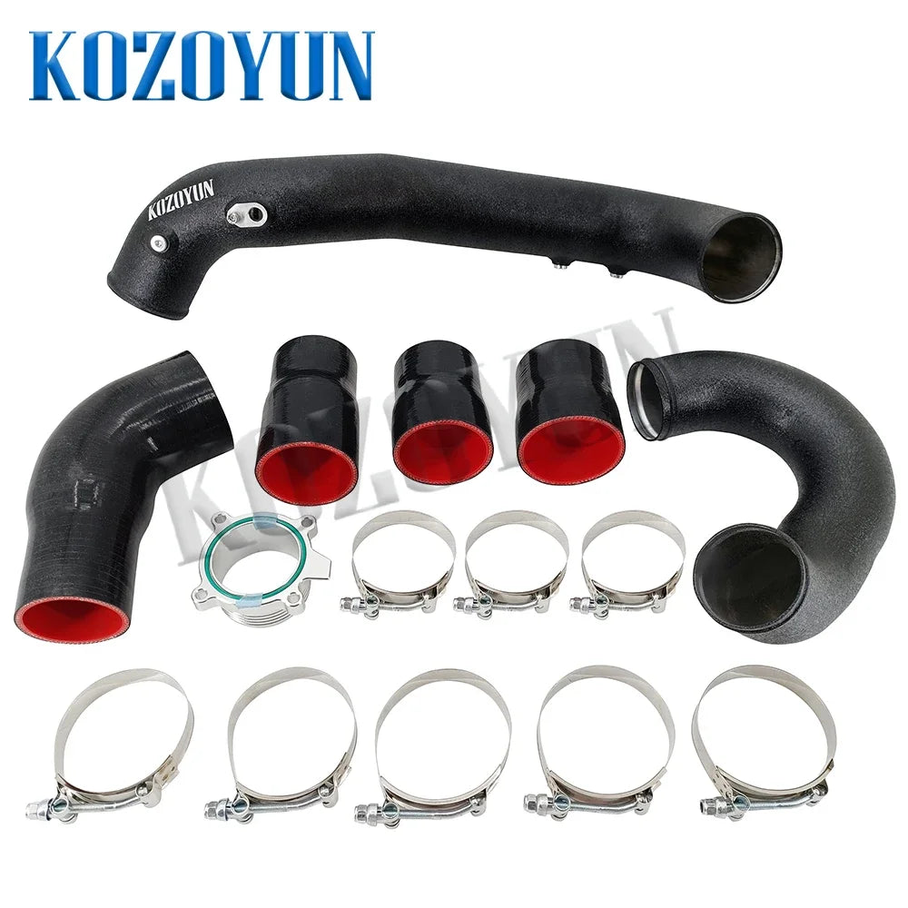Charge Pipe Boost Pipe intercooler Kit For Audi EA839 SQ5 FY B9 3.0TSFI 2016+