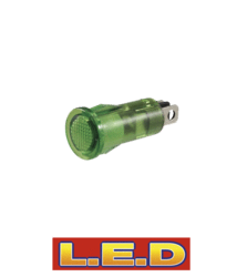 62028BL Narva 12 Volt Pilot Lamp with Green L.E.D
