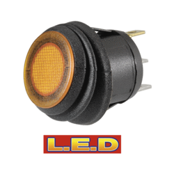 62036BL Narva Off / On Standard Rocker Switch with Waterproof Neoprene Boot and