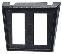 62046BL Narva Dual Slot Plastic Switch Panel