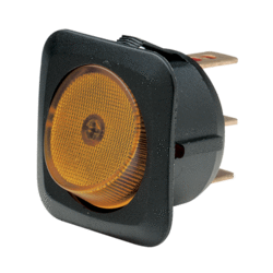 62051BL Narva Illuminated Off / On Standard Rocker Switch - Amber