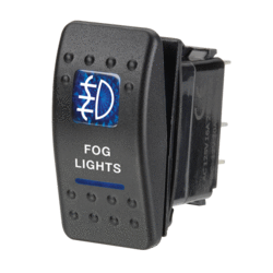 63134BL Narva 12 Volt Illuminated Off / On Sealed Rocker Switch with Fog Lights