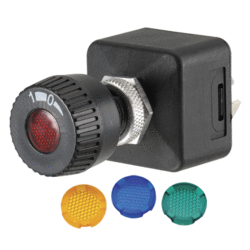 63206BL Narva Illuminated Off / On Rotary Switch