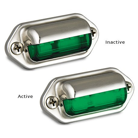 LED Autolamps 6505GM 12-24 Volt Green Coloured Courtesy Lamp