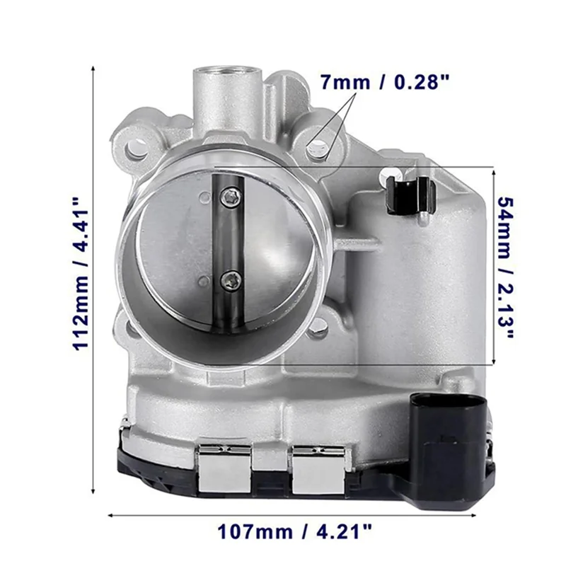 7S7G9F991CA Throttle Body Throttle Valve Automobile for Ford Fiesta Escape Transit Connect 2013-2016