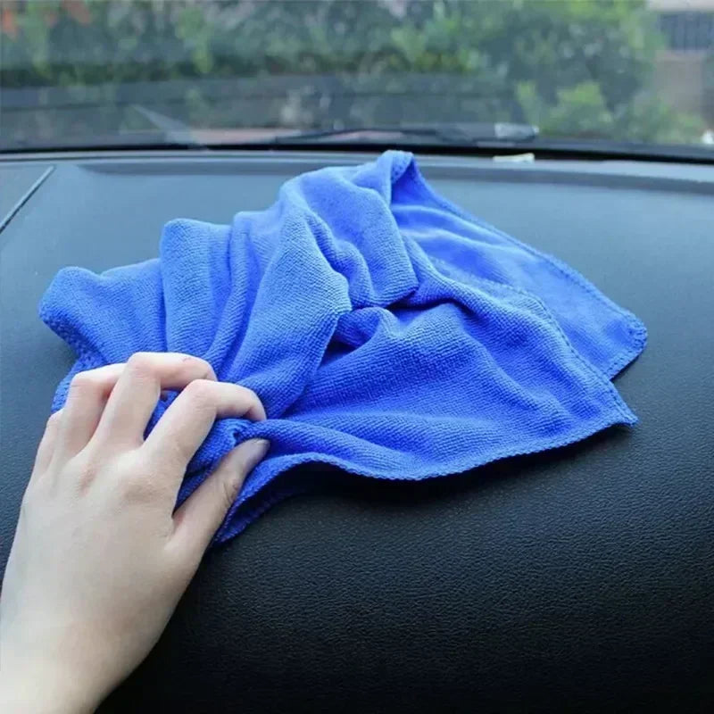 10 x Microfiber Cleaning Cloths Lint Free Cleaning Towel Car Care Detailing Cleaning Polishing Super Absorbent for Car Window
