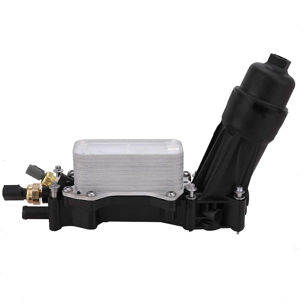 Aluminum Oil Cooler Filter Adapter Housing For 14-17 Jeep Dodge Chrysler 3.6L