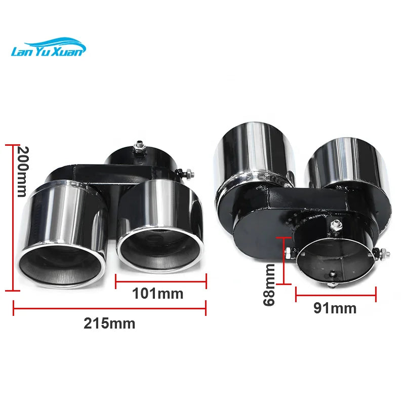 Carbon Fiber Exhaust Tip For  G05 X5 G06 X6 G07 X7 2019+ Muffler Tip Exhaust Pipe System Nozzle