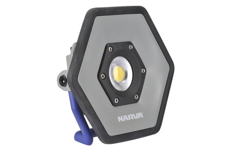 Narva 10 Watt High Powered LED Workshop Camping Flood Light Rechargeable - 71345