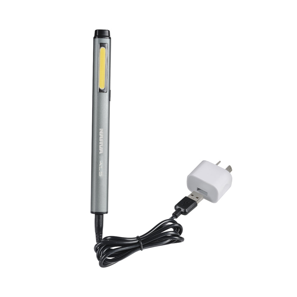 NARVA ALS RECHARGEABLE L.E.D PEN LIGHT - 150 LUMENS - 71440