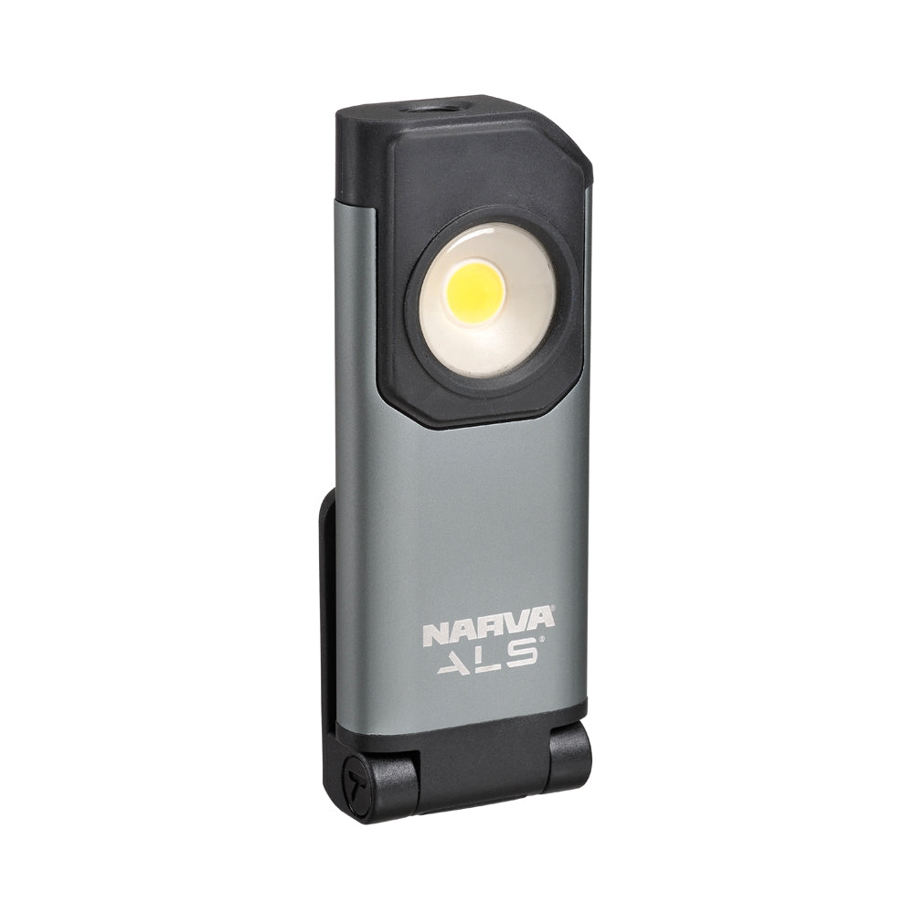 NARVA ALS RECHARGEABLE L.E.D SLIM UTILITY LIGHT - 350 LUMENS