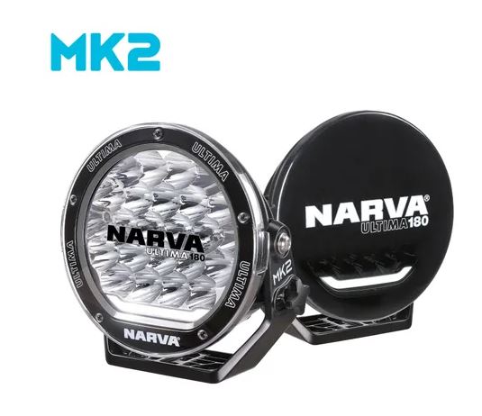 Narva Ultima 180 MK2 LED Black Driving Light Kit 180mm 9-33V 120W 5700K 71732BK