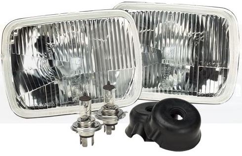 Narva Halogen Headlamp - H4 Conversion Kit - 200 x 142mm High/Low Beam 72090