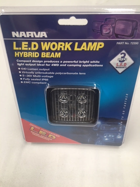 Narva L.E.D Work Lamp - Hybrid Beam 72350 LED - 640 Lumen