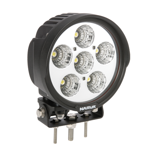 72718 Narva 9-32 Volt High Powered L.E.D Work Lamp Flood Beam Round - 4500 Lumen