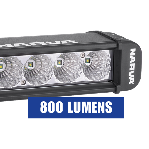 72730 Narva 9-33 Volt High Powered L.E.D Work Lamp Flood Beam Bar - 800 Lumens