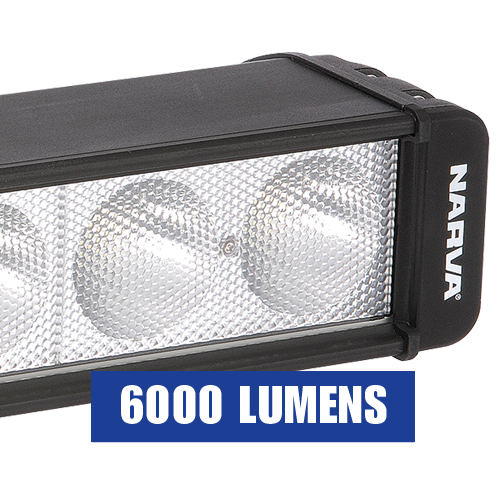 72757 Narva 9-32 Volt High Powered L.E.D Work Lamp Wide Flood Beam - 6000 Lumens