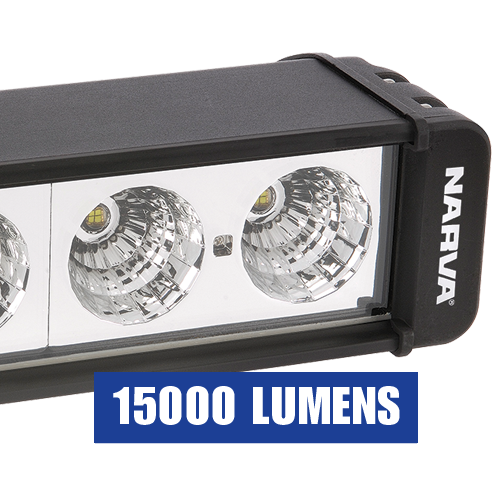 72768 Narva 9-32 Volt High Powered L.E.D Work Lamp Flood Beam Bar - 15000 Lumens