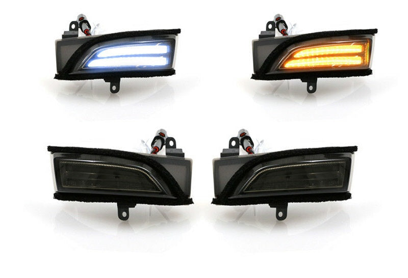 Dynamic LED Side Mirror Blinkers for Subaru - Sequential Amber
