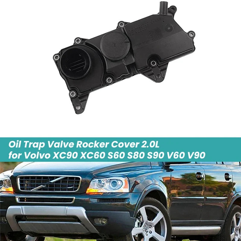 31359666 31430923 32140004 PCV Valve Oil Trap Valve Rocker Cover 2.0L For Volvo XC90 XC60 S60 S80 S90  V90 32242753-N25R