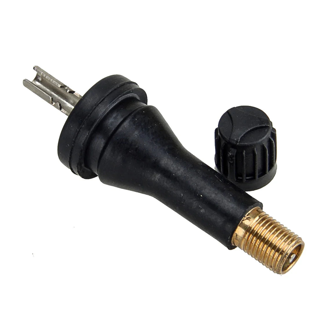 8Pcs Black Rubber TPMS Tire Pressure Monitoring Sensor Valve Stems Fit for Fiat Chrysler Peugeot Nissan Mitsubishi Renault Jeep