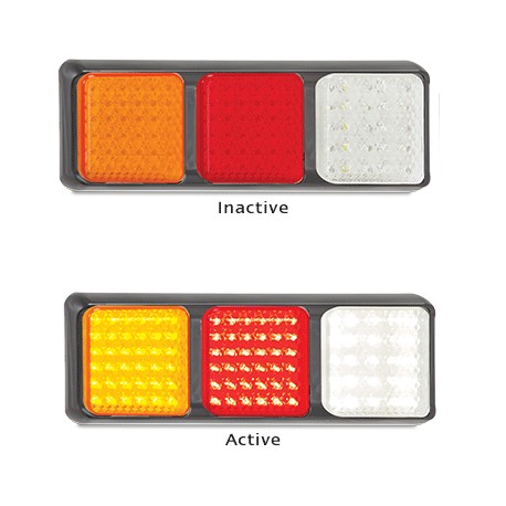 LED Autolamps 80BARW 12 Volt Stop / Tail / Indicator and Reverse Combination Lam
