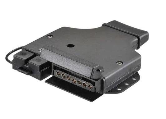 Narva 7 Pin Flat Trailer Socket with Heavy Duty Connector - Part No. 82048BL