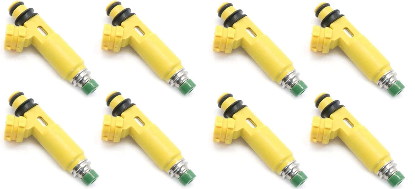 8x 450cc Fuel Injectors for Toyota 1UZ-FE Engines, Made in Japan