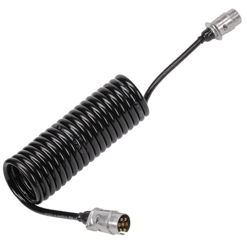 82502 Narva 7 Core 4mm 3.6m Long 2 Short Tails with Fitted Plugs