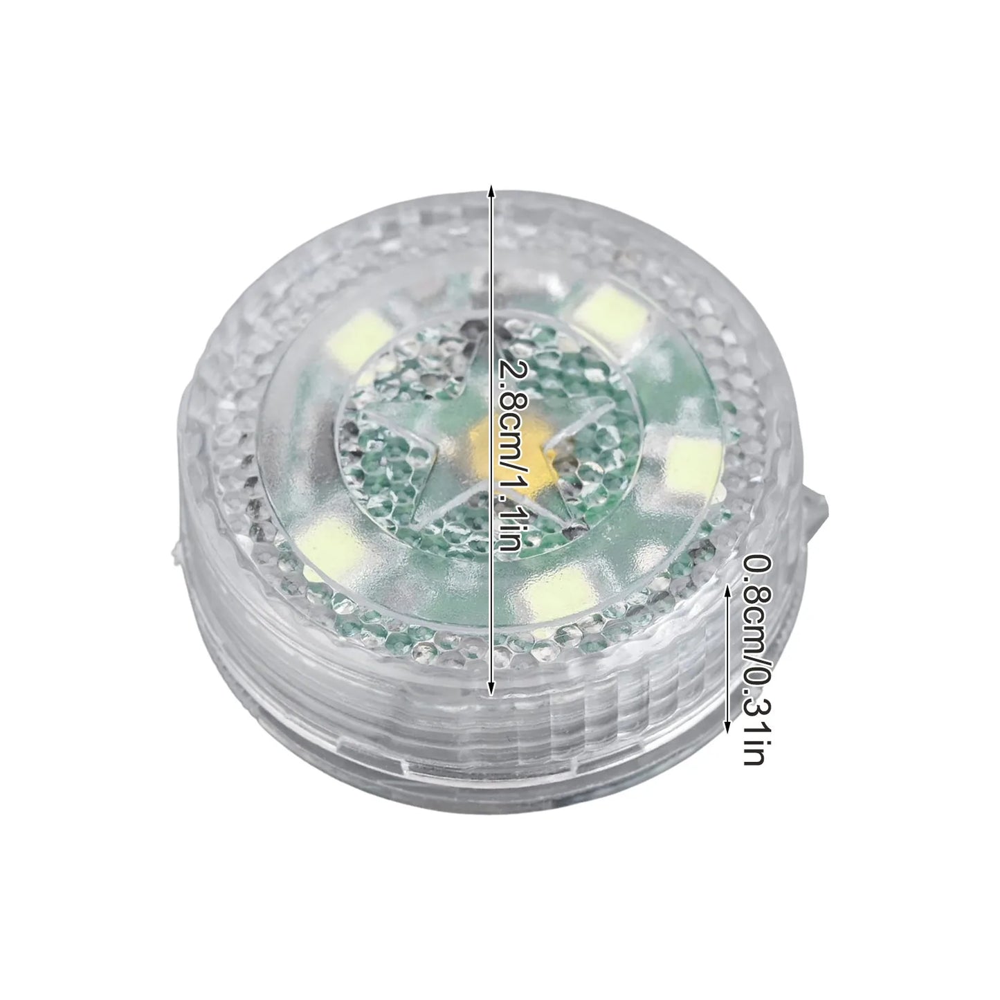 Car Small Interior Touch Switch Light 5LED Sensor Roof Reading Bulb Ceiling Lamp 5V LED Touch Sensor Book Light 5*5*4cm