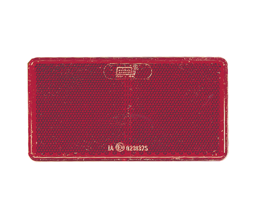 84062BL Narva Red Retro Reflector 105 x 55mm with Self Adhesive
