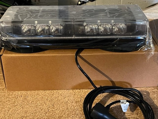 Narva Hi Optics LED Light Box with Magnetic Base Amber with Clear Lens 85063A