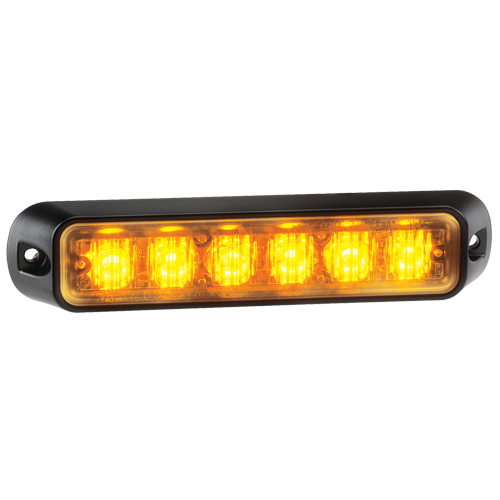 85206A Narva 12/24 Volt Low Profile High Powered L.E.D Warning Light Amber 6 x 1