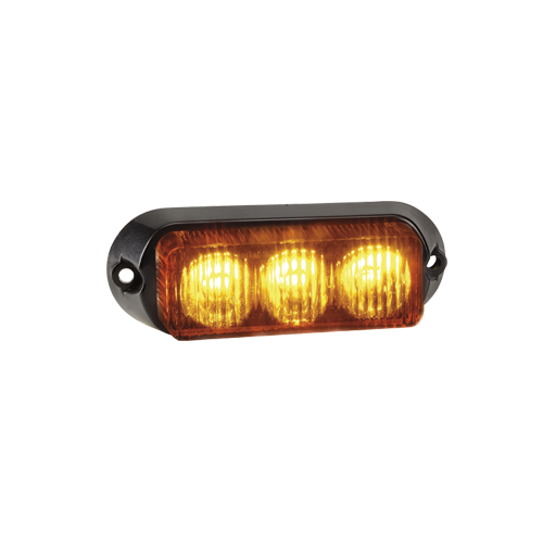 85210A Narva 12/24V High Powered L.E.D Warning Light Amber 3 x 1 Watt L.E.Ds